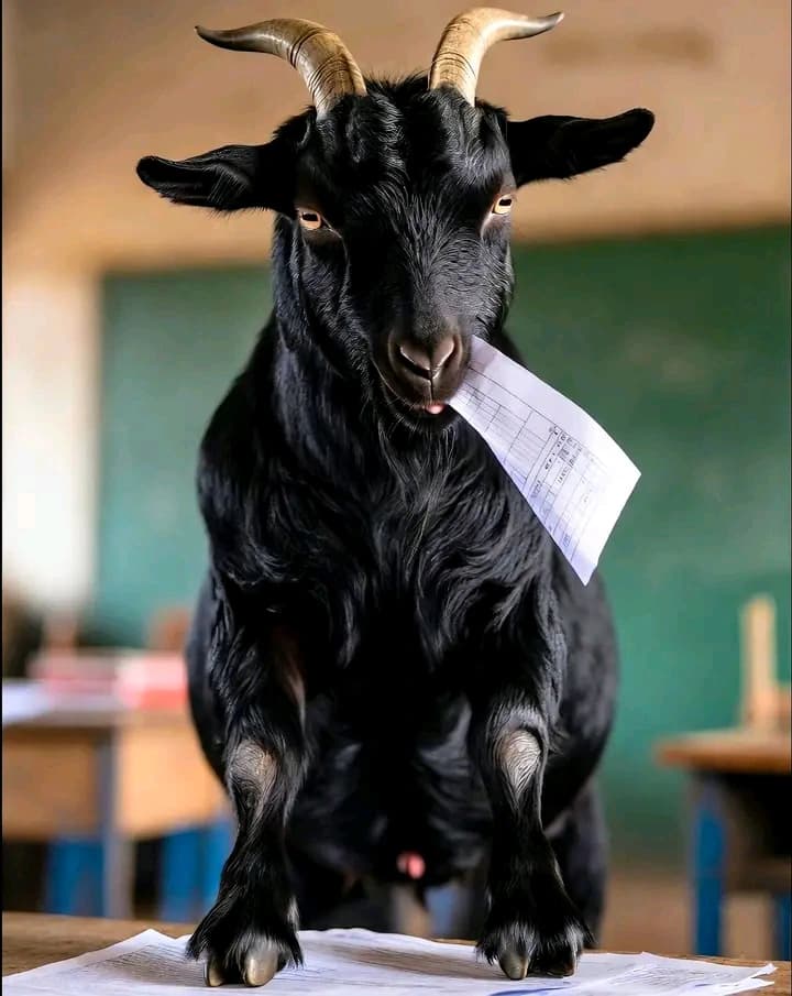 KCPE paper and the goat